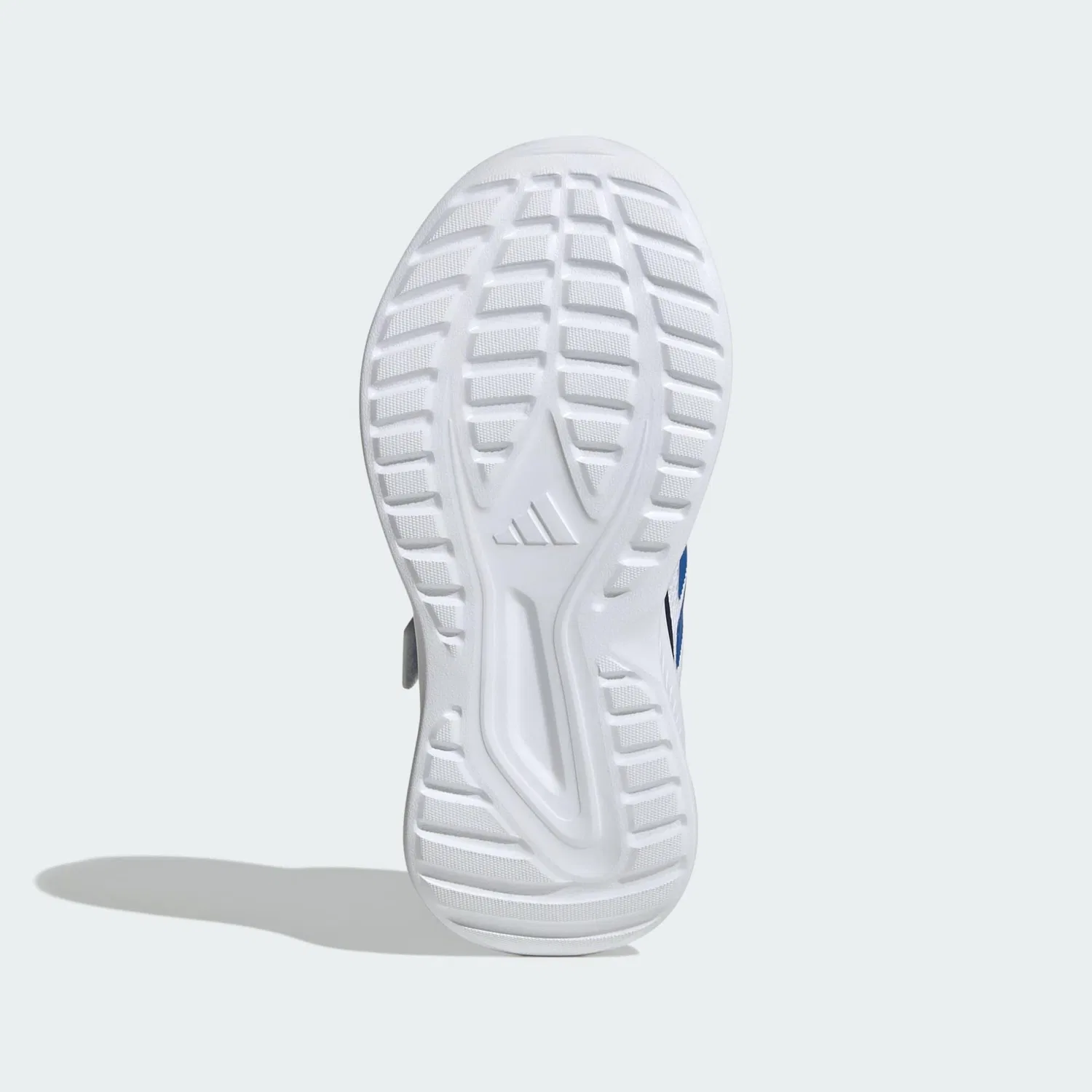 Детские кроссовки с закрытой шнуровкой Fortarun 4.0 Adidas, Weiss Konigsblau Navyblau — фото 4