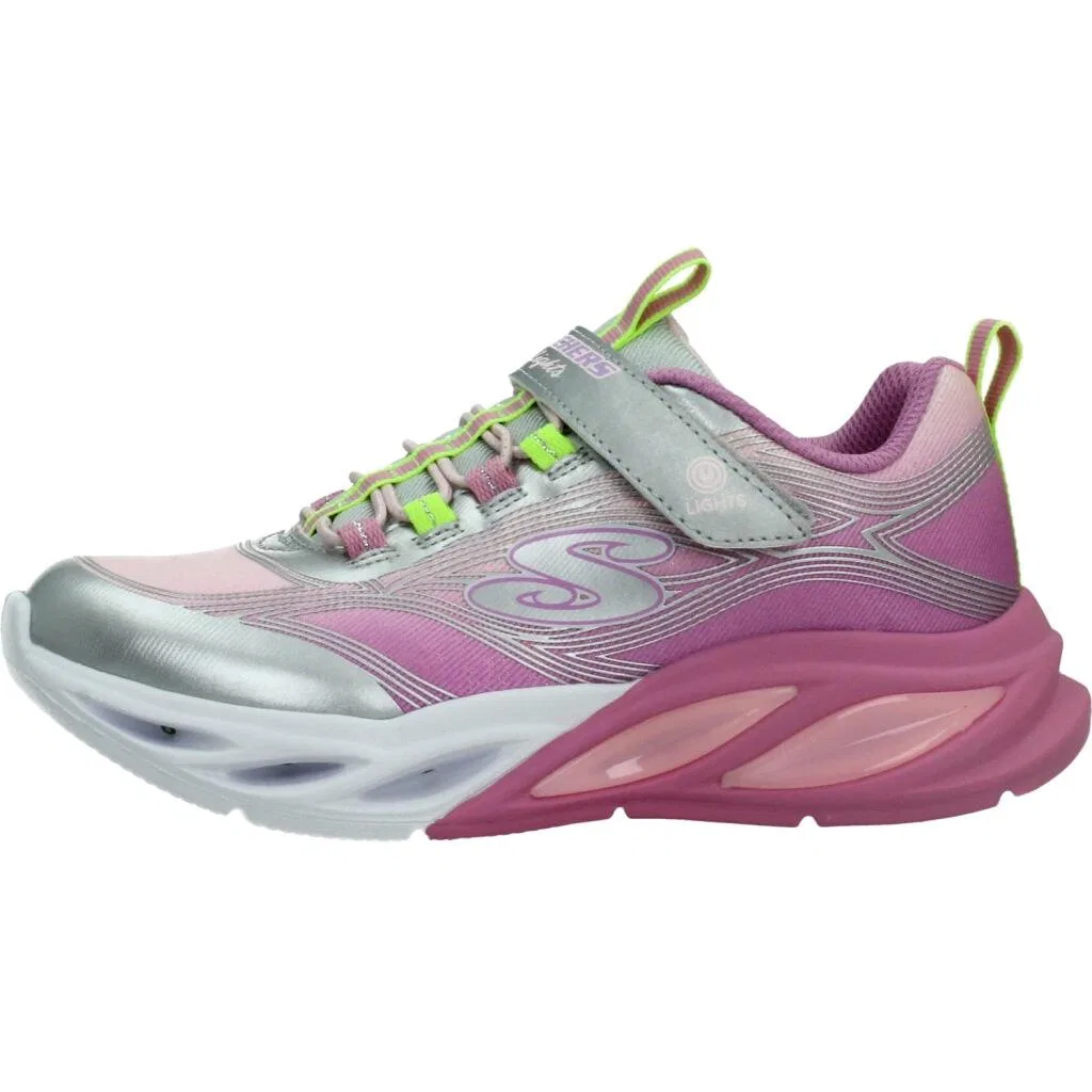 Детские кроссовки Skechers Cosmic Glow, Серебряный — фото 2