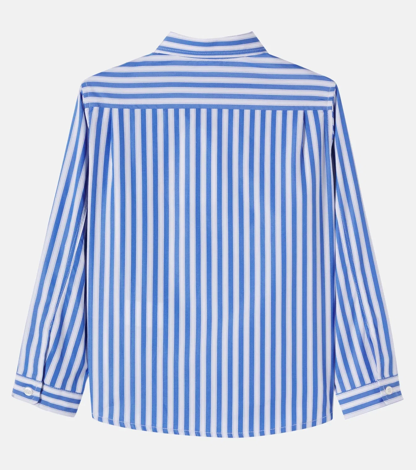 Рубашка хлопковая Tangui Bonpoint x Maison Kitsuné Bonpoint, синий — фото 2