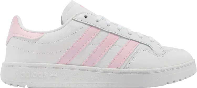 Кроссовки Adidas Wmns Team Court, белый/розовый