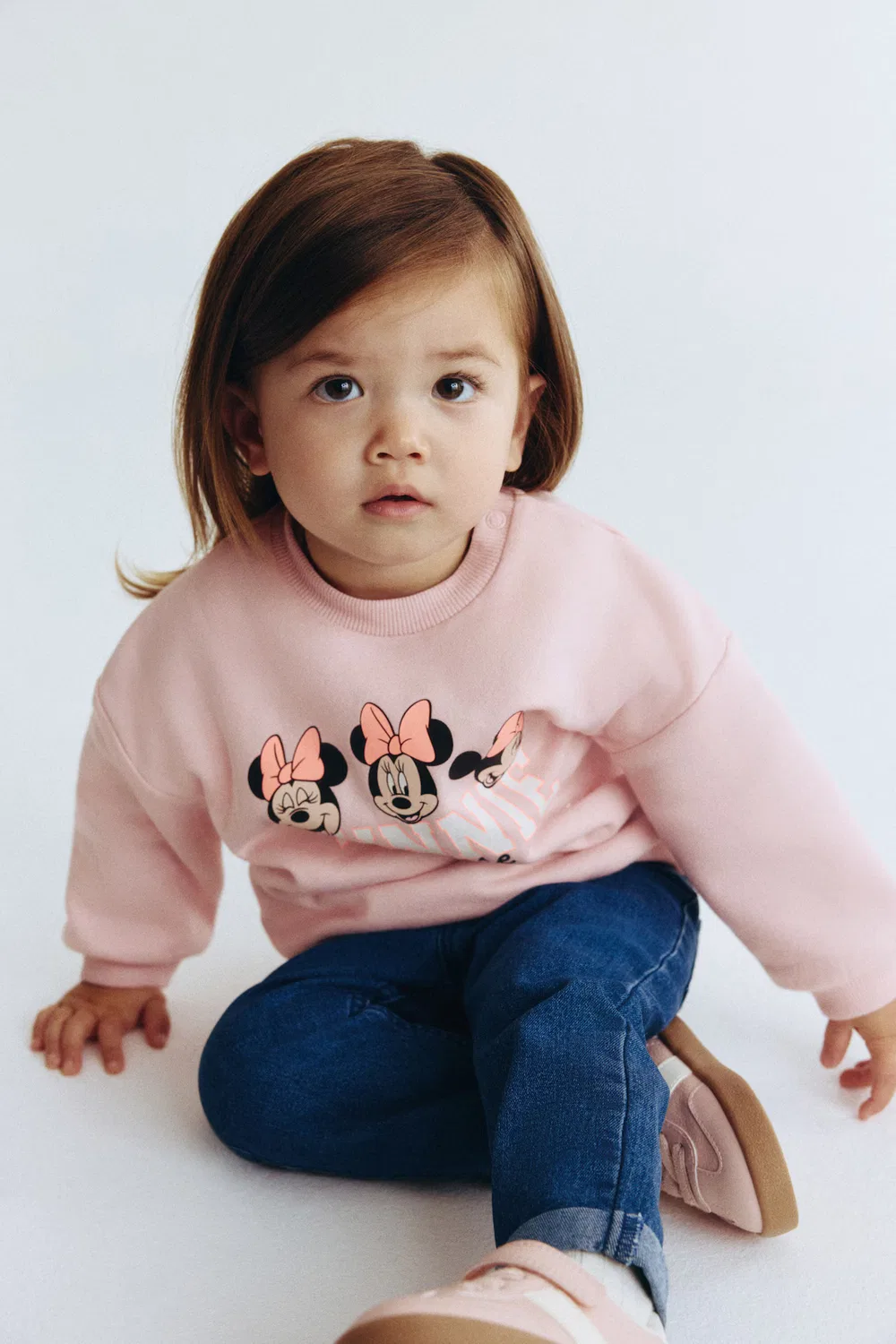 Толстовка с рисунком H&M, Hellrosa/Minnie Maus