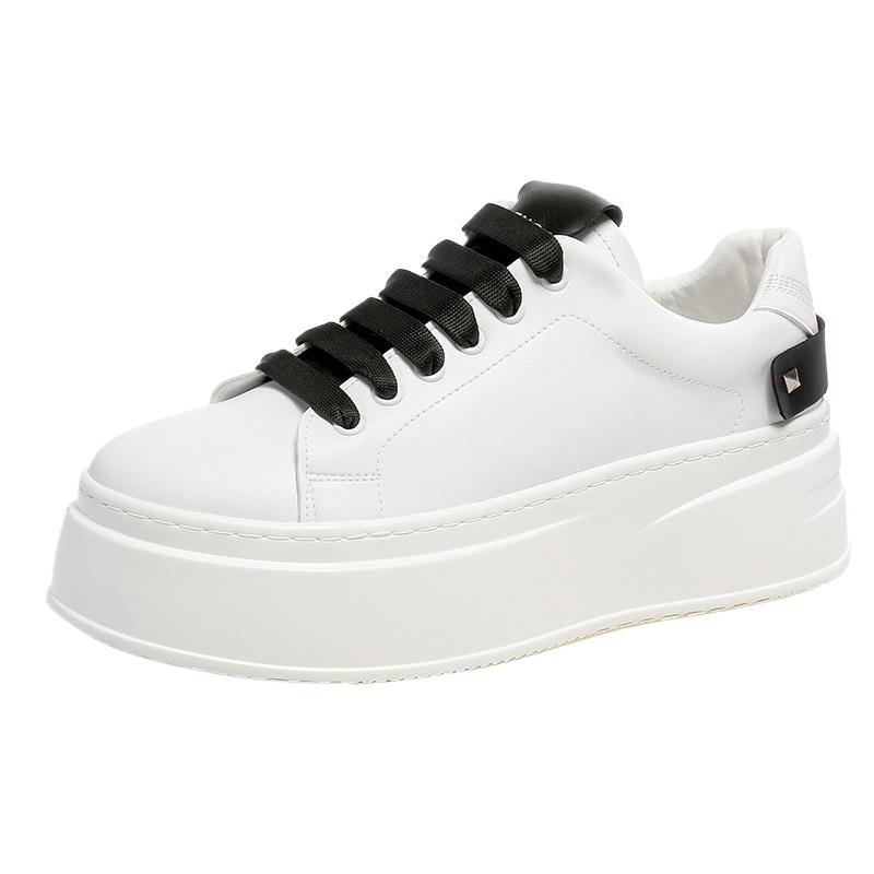 

ZULISHI Мужские скейтерские кроссовки низкие черно-белые