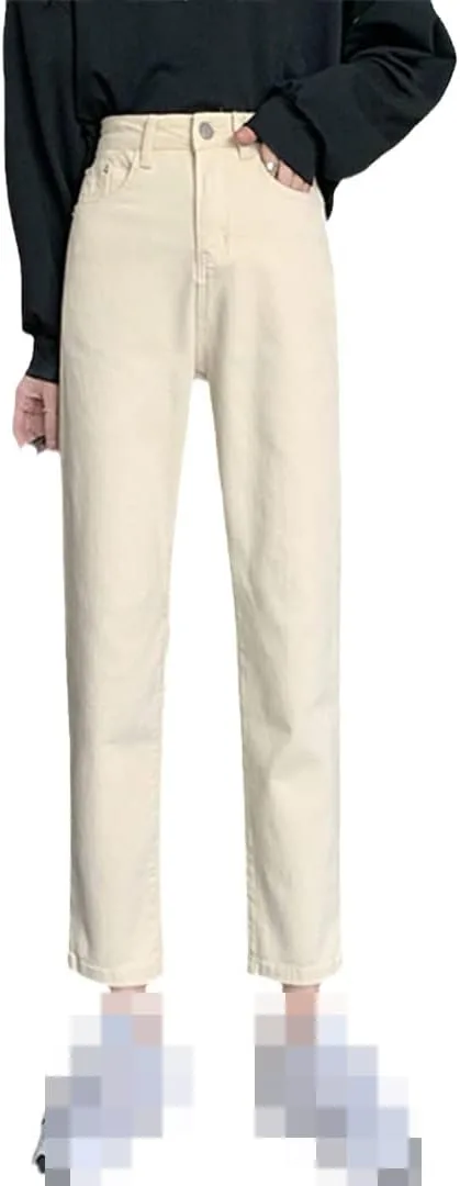 

Женские джинсы All-Match Mopping в винтажном стиле с высокой талией Suwequest