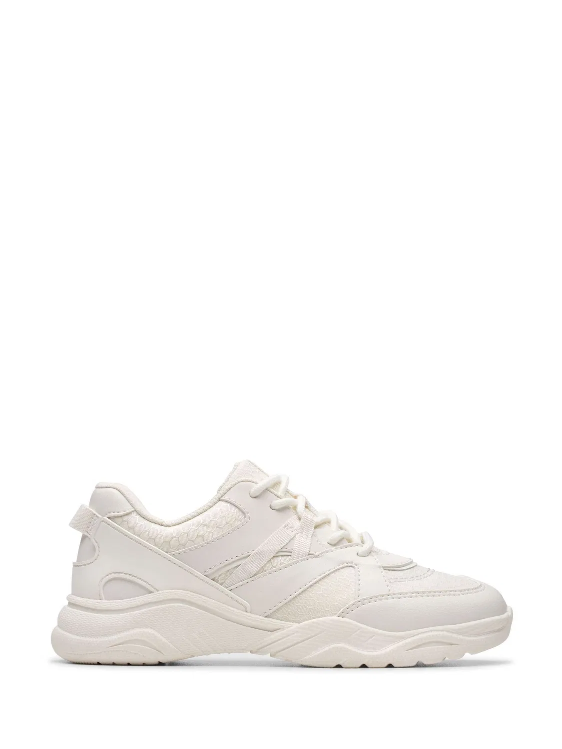 Кроссовки повседневные Feather Pace Clarks, белый