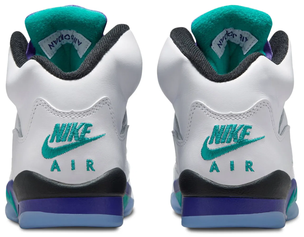 Кроссовки для мальчиков Air 5 Retro OG Jordan, цвет White/Purple — фото 3