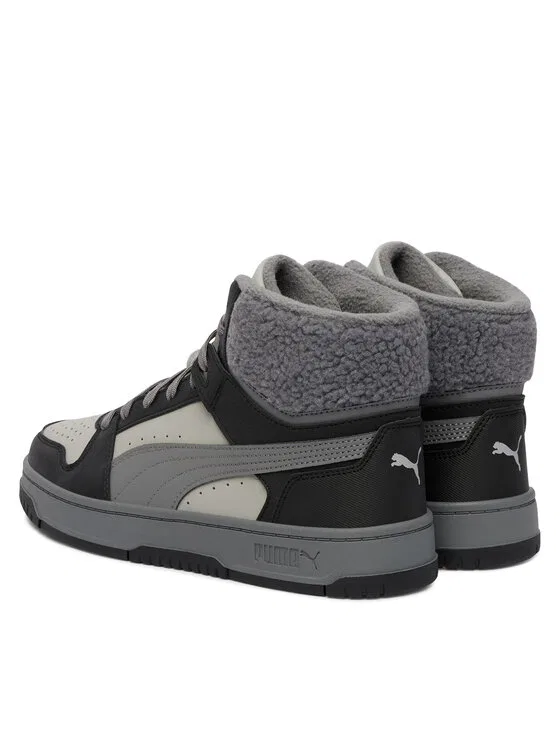 Кроссовки Rebound Slam Mid Cozy Jr Puma, серый — фото 3