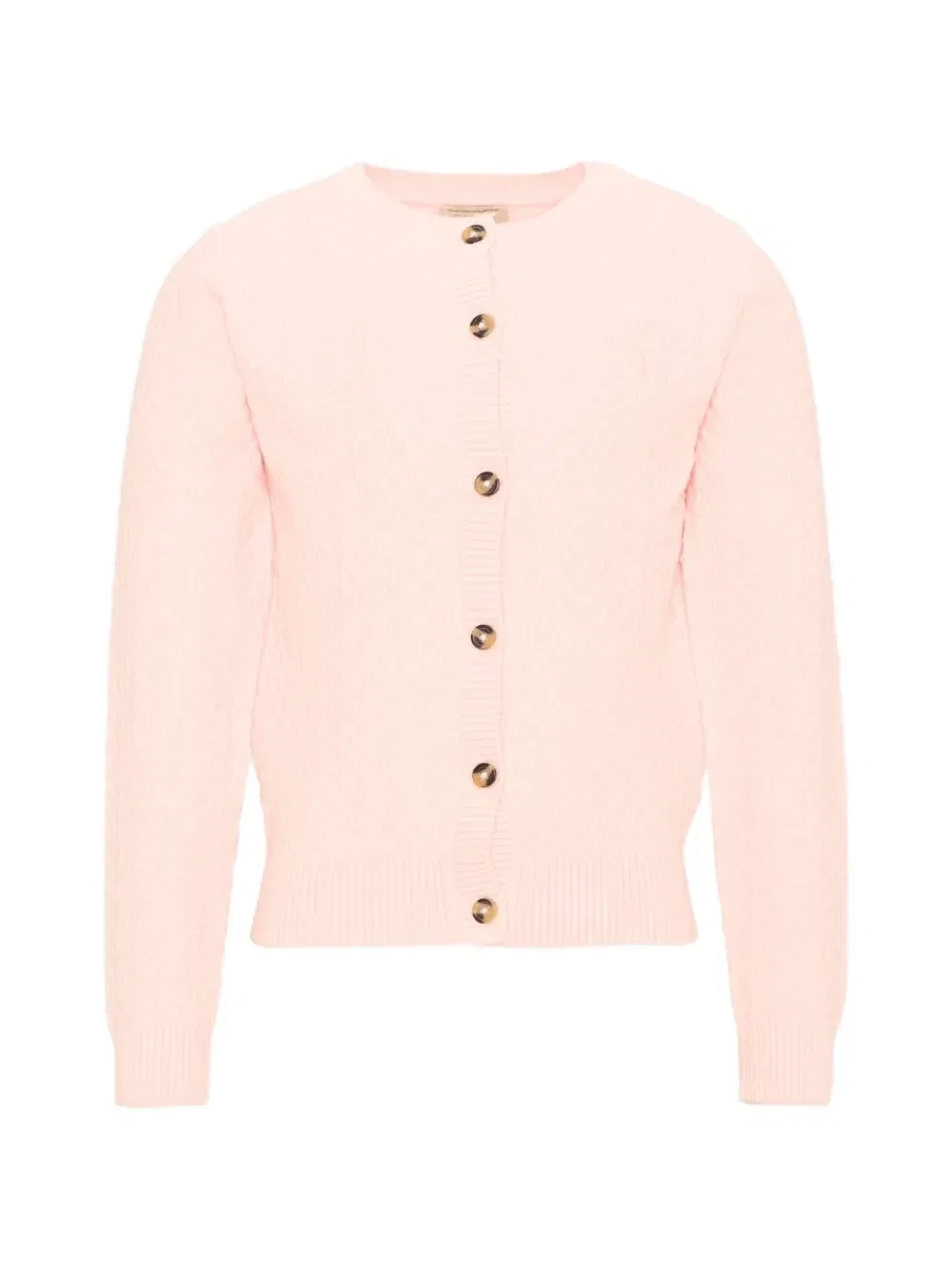 Вязаный кардиган на пуговицах Trussardi Junior, розовый