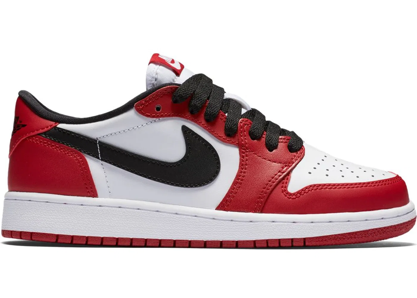 Детские кроссовки Lifestyle с низким верхом Jordan 1 Retro Low Jordan, Varsity Red/Black-White