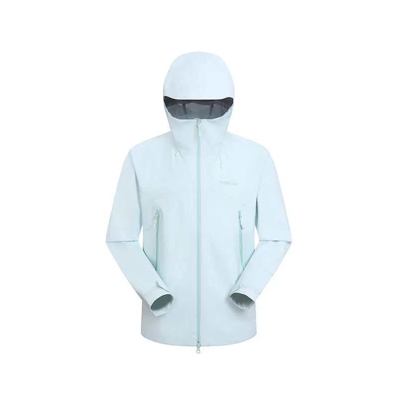 Детская ветровка с принтом модель Breathable, Abrasion Resistant, Waterproof, And Windproof Windbreaker Jacket Unisex TOREAD, Light Gray Green — фото 4