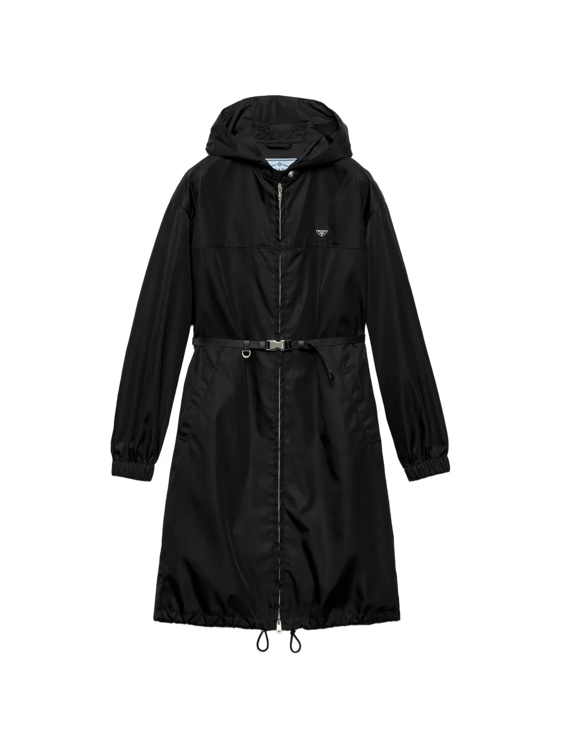 Пальто Re-Nylon черное Prada, черный