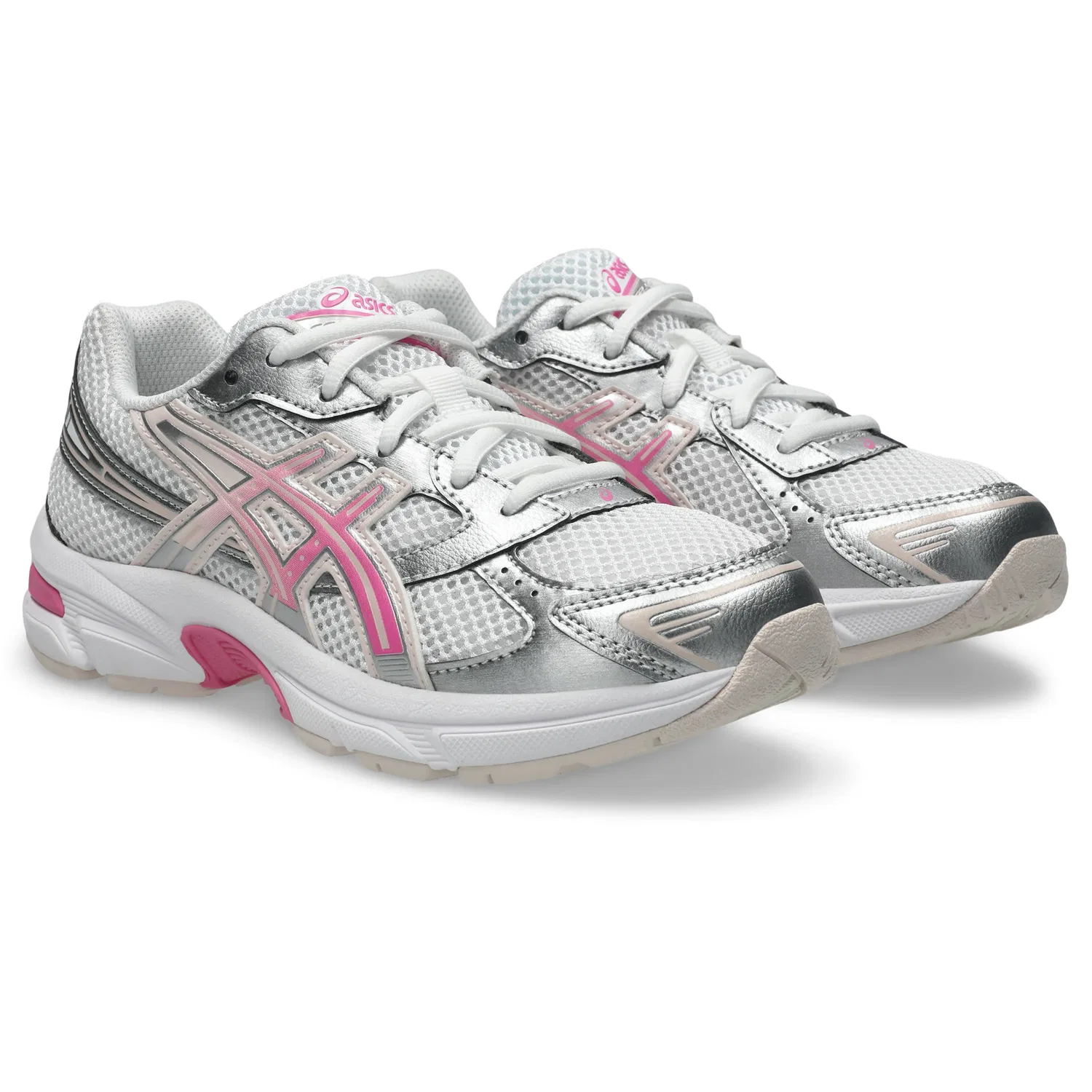 Детские кроссовки с технологией GEL ASICS SportStyle GEL-1130 GS, White/Dragon Fruit
