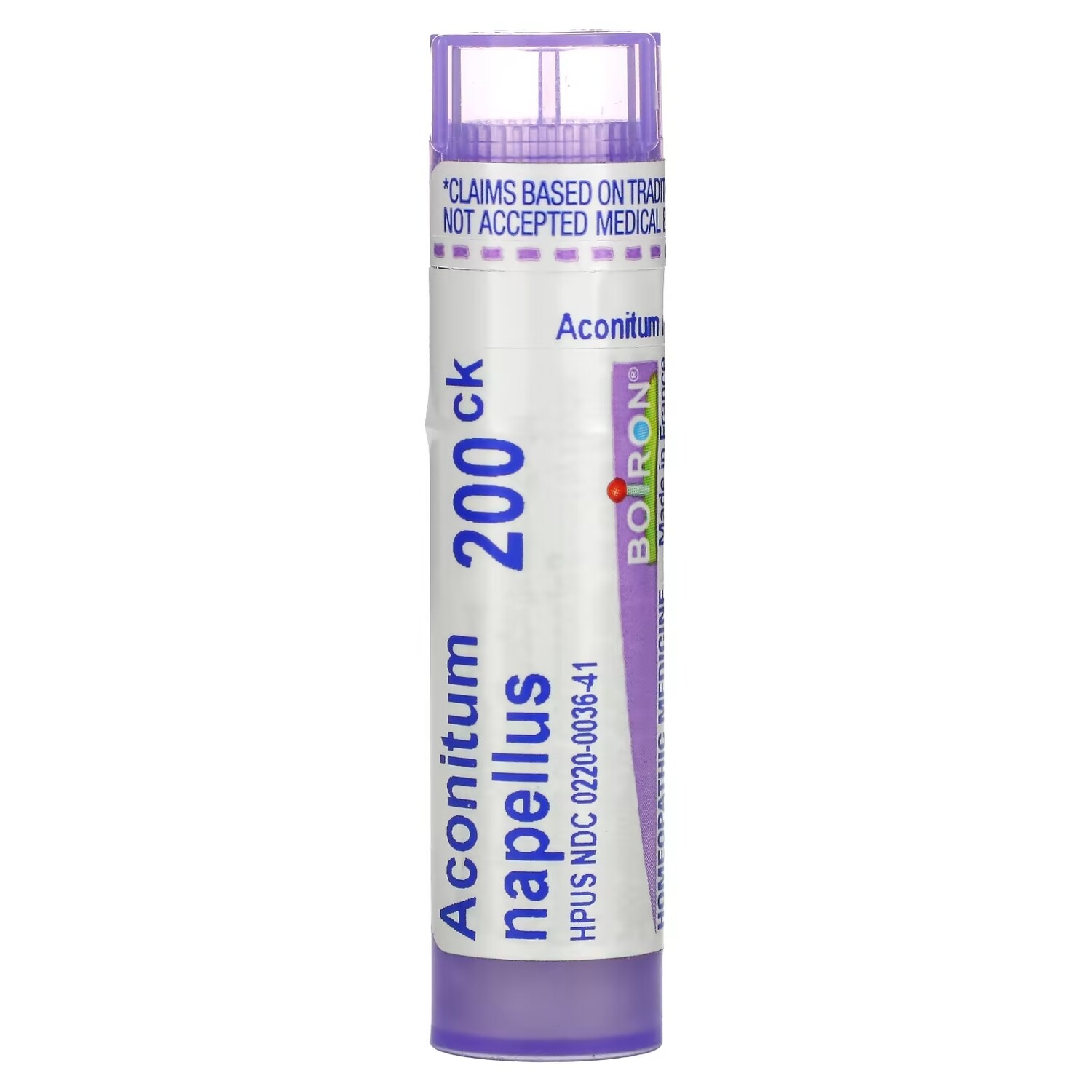 

Boiron Single Remedies Аконит клобучковый 200CK, приблизительно 80 гранул
