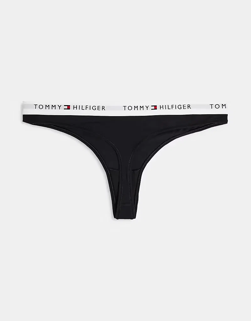 Трусы-брифы хлопковые Essential Cotton 5 шт Tommy Hilfiger, черный — фото 3