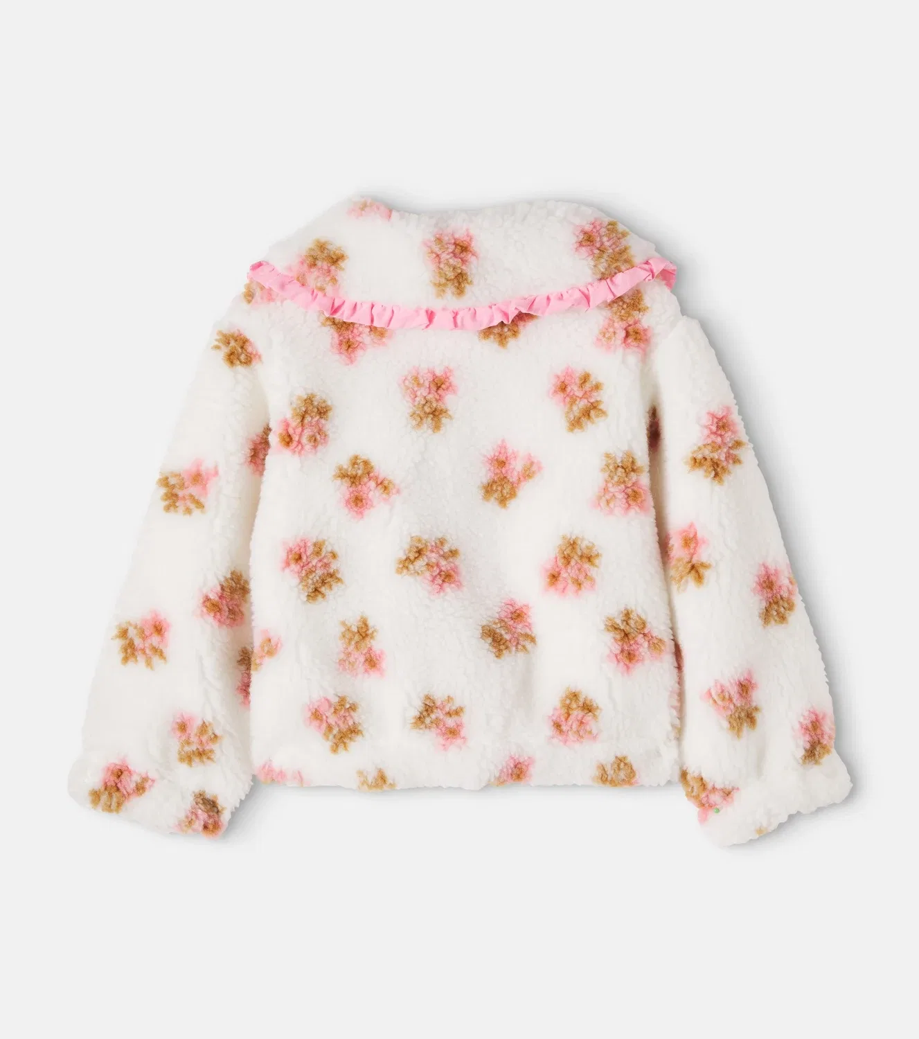 Легкая куртка с цветочным принтом Laine Bebe Organic, белый — фото 2