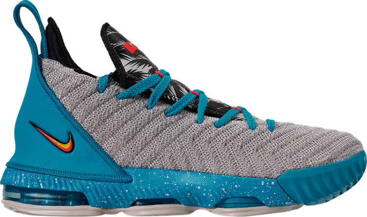 

Кроссовки Nike LeBron 16 GS 'South Beach', серый