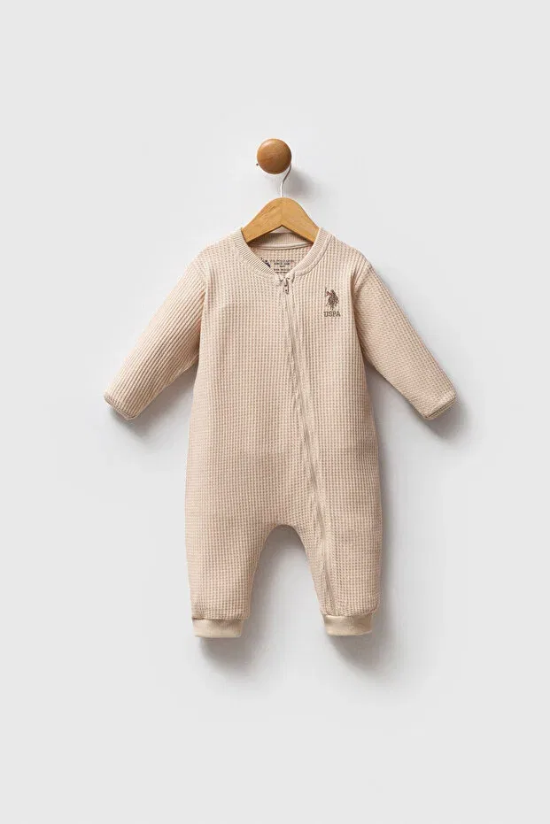 Детский комбинезон для мальчиков с длинным рукавом U.S. Polo Assn., Beige