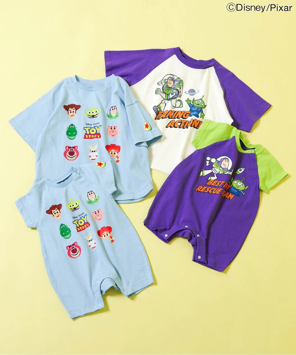 Детский боди-комбинезон с принтом Toy Story Purple Disney, Purple — фото 3