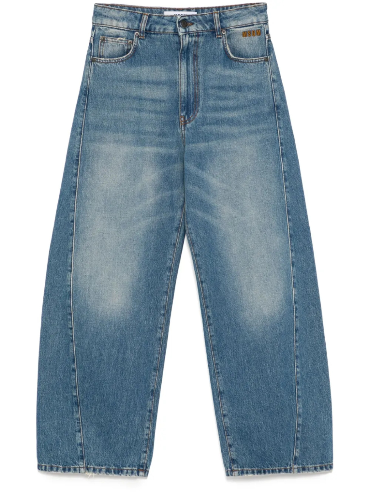 

MSGM хлопковые джинсы, синий