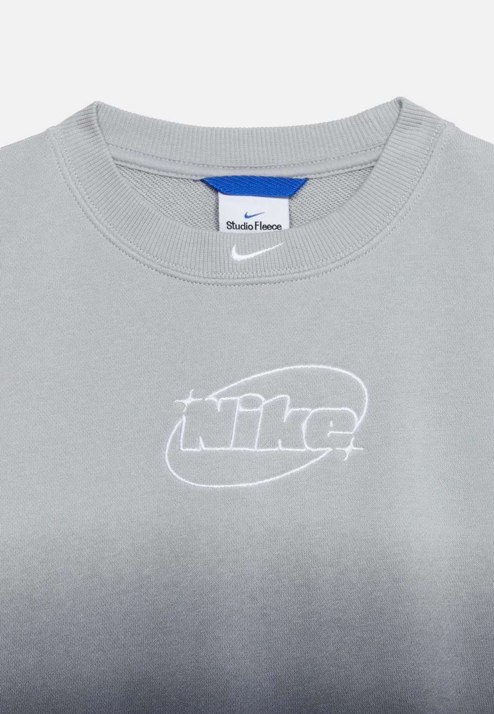 Толстовка Nike Sportswear, Smoke Grey/Black/White — фото 4