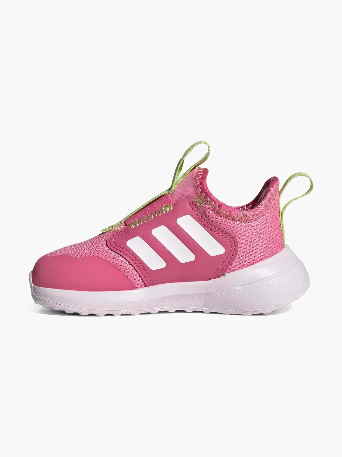 Детские кроссовки-слипоны с эластичной вставкой Adidas, розовый — фото 3