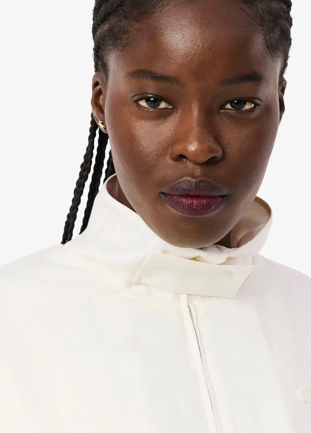 Куртка женская Lacoste Oversize Fit, кремовый — фото 3