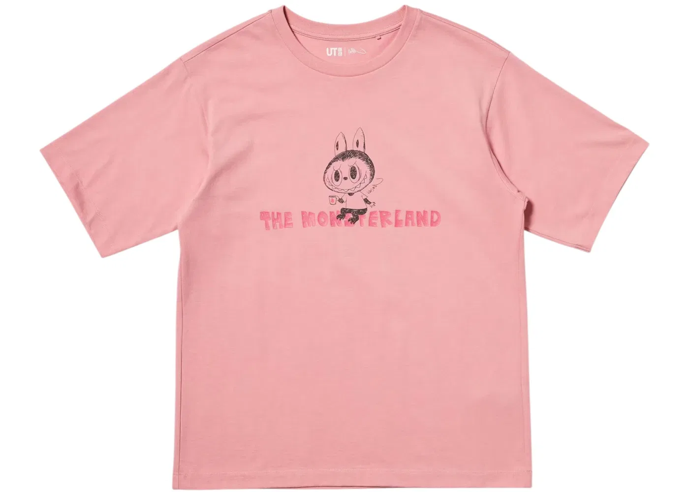 Женская футболка с принтом The Monsters Uniqlo, Pink