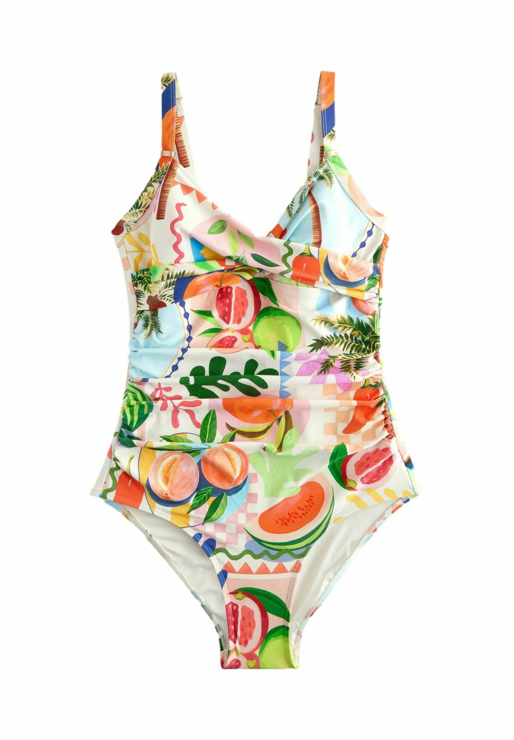 

Купальник BRIGHT FLORAL SHAPE ENHANCING Next, бежевый