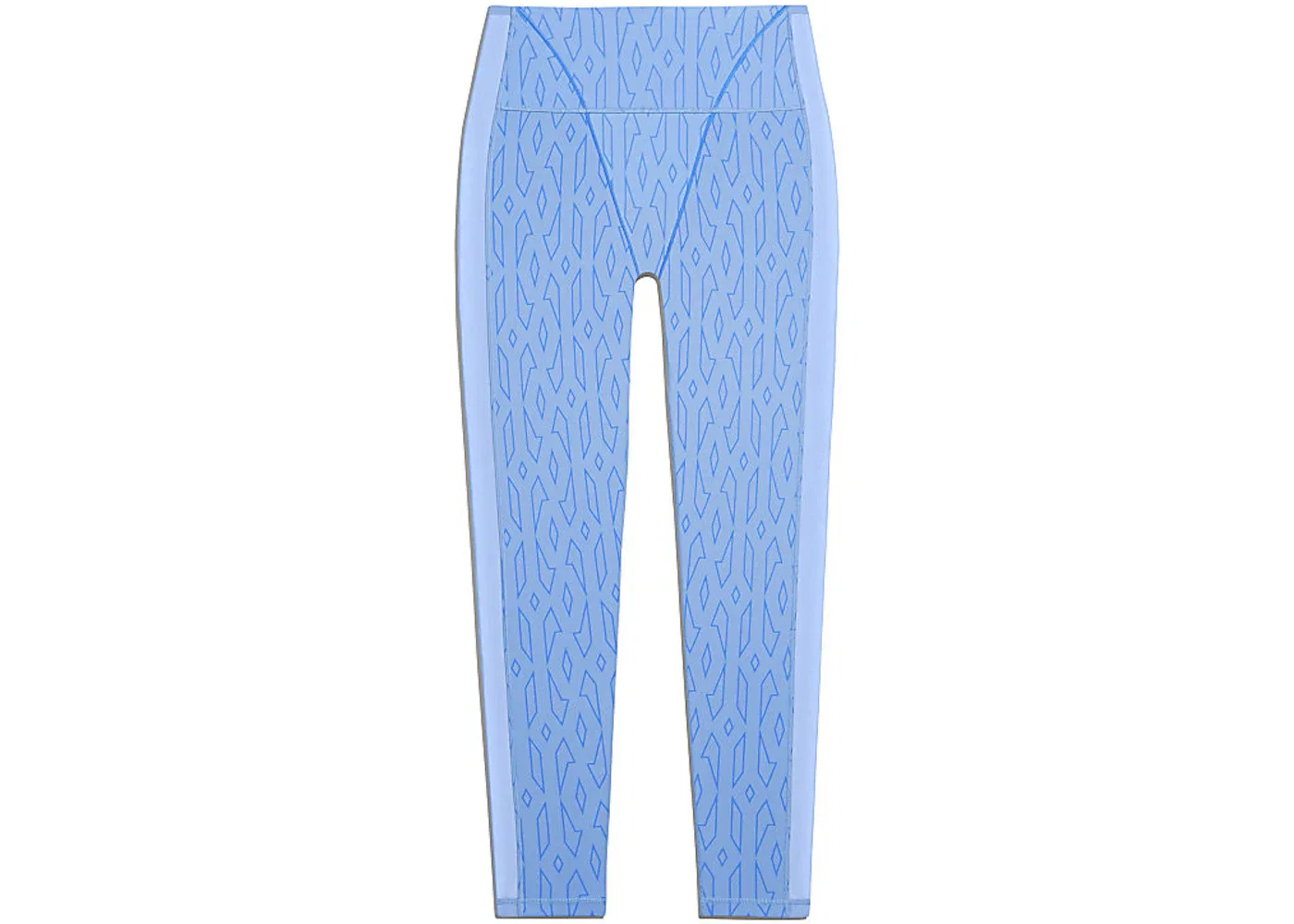 Женские леггинсы с сетчатым принтом Ivy Park Mesh Monogram Adidas, Light Blue Bright Blue