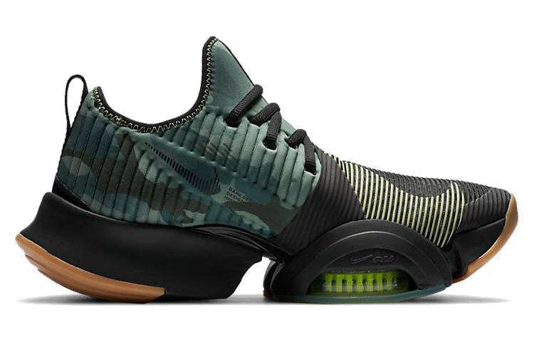 Кроссовки Nike Air Zoom SuperRep, черный/зеленый — фото 2