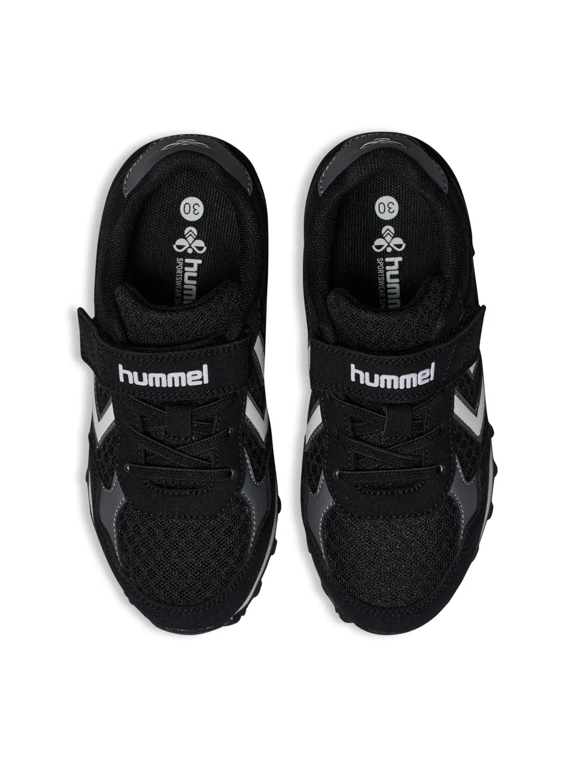 Детские кроссовки с липучкой Ace Core Lifestyle Hummel, Schwarz — фото 4