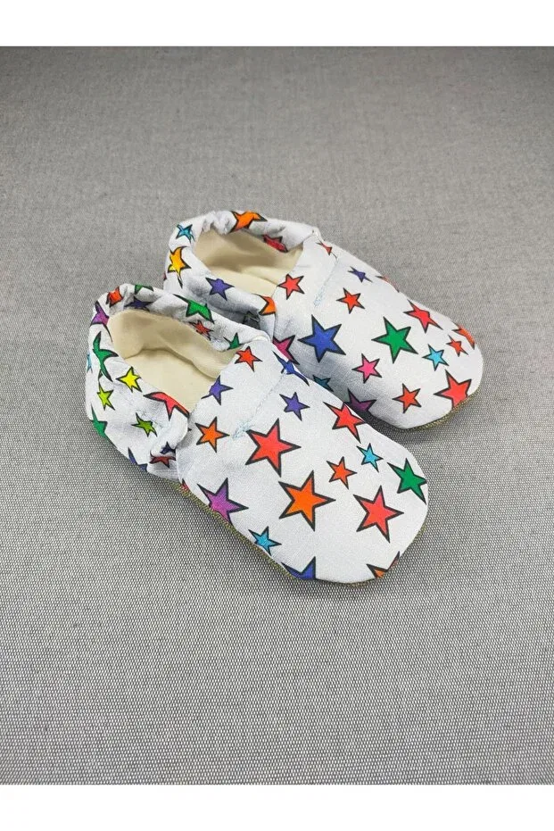 Детские тапочки-носочки с принтом Party Loove Bebe, Starry Gray