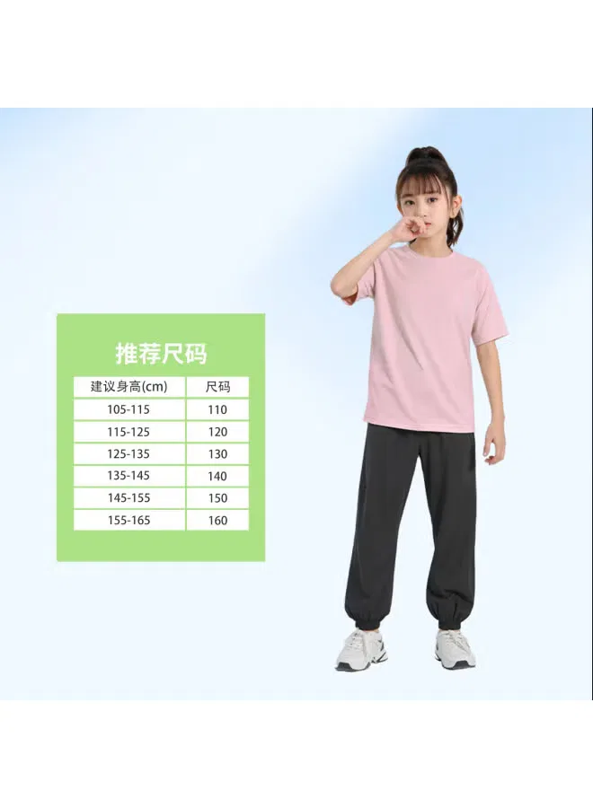 Комплект спортивный с высокой эластичностью детский Dimu Children's 2-piece Sports Set Fandimu, розовый — фото 3