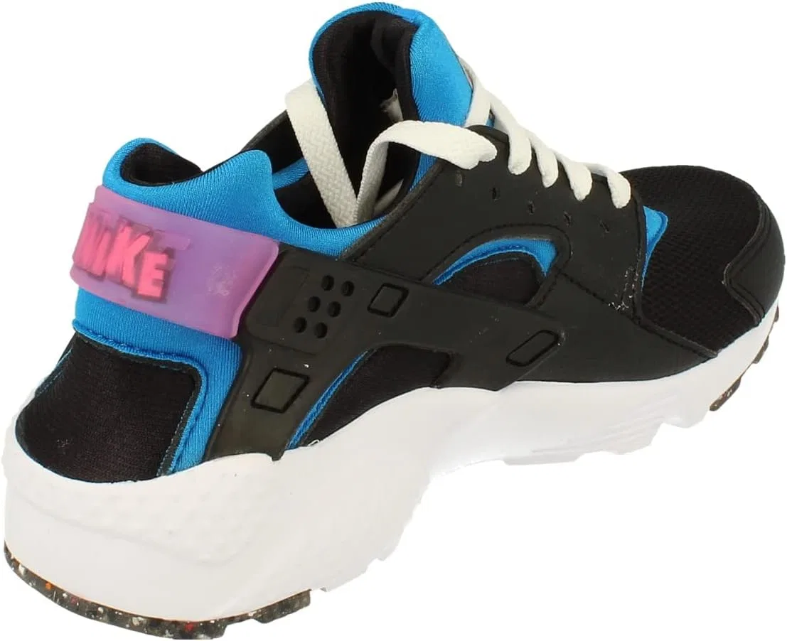Детские кроссовки для бега Huarache Run Nike, Black/Mint Foam/Light Photo Blue — фото 3