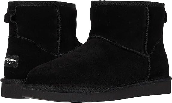Ботинки женские UGG Koola Mini II короткие зимние, черный