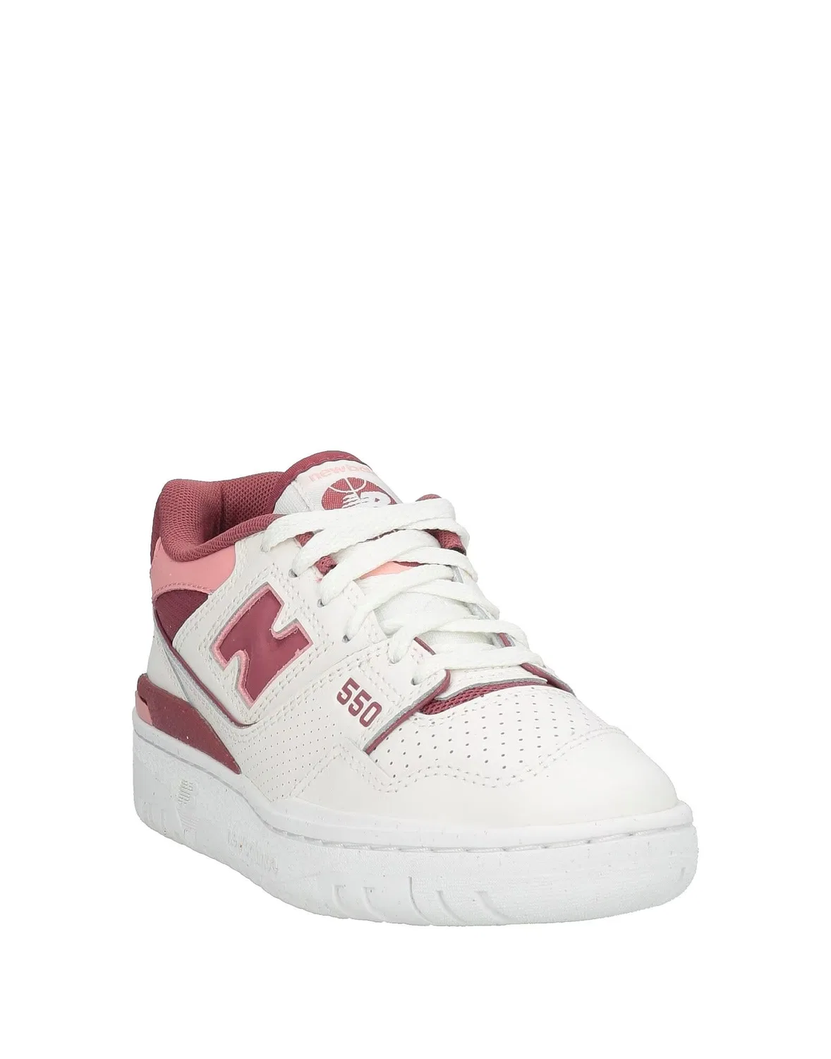 Кроссовки кожаные Low-Top Sneakers New Balance, белый — фото 2