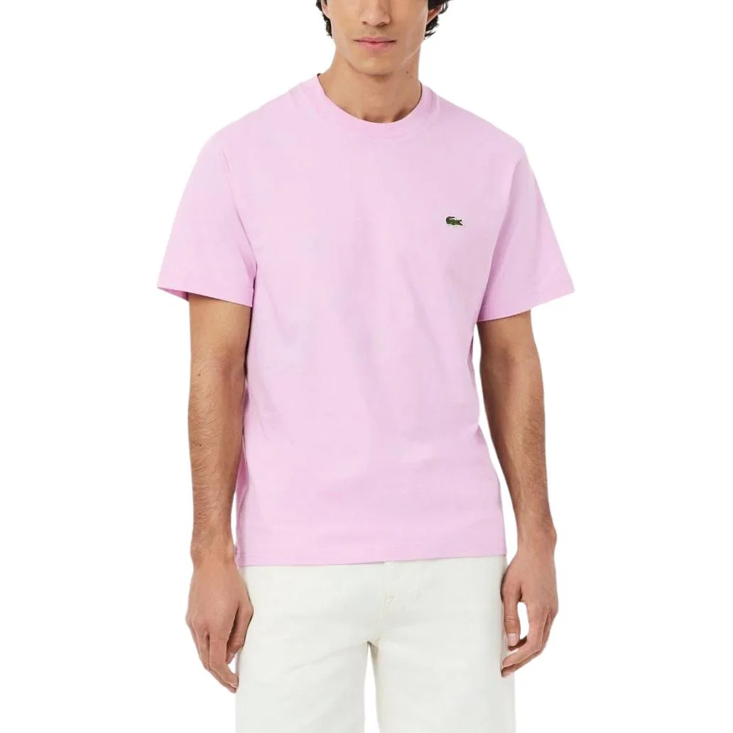 Мужская футболка с коротким рукавом Lacoste Classic Crew Neck T-Shirt LACOSTE, Albizia Julibrissin Pollen/Z4H