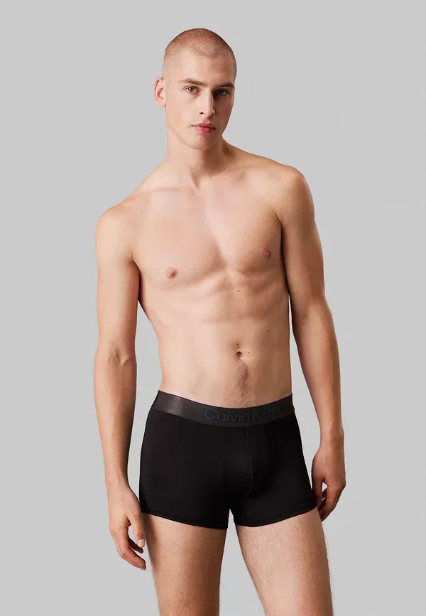 Комплект из 3 трусов - микроэластичные - плавки Calvin Klein, черный — фото 2
