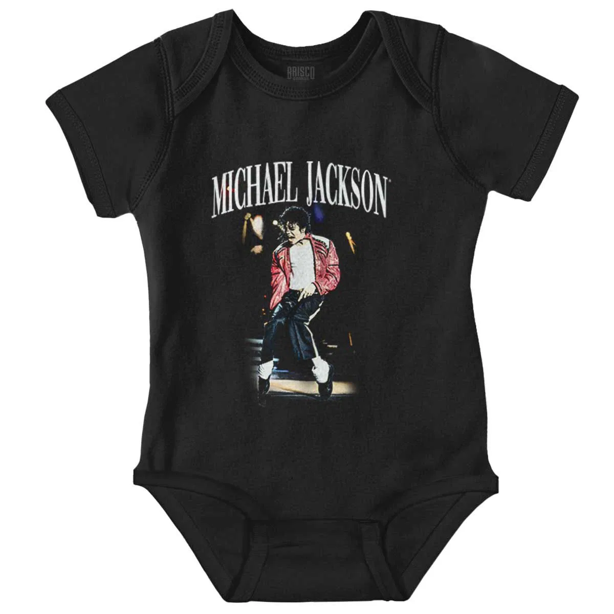 Детский боди-комбинезон с принтом Michael Jackson Thriller Toe Stand Brisco Brands, Black