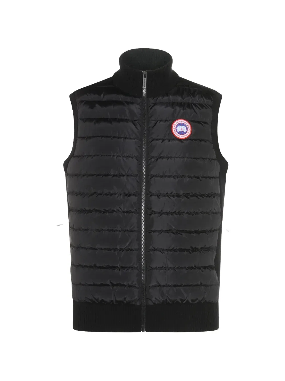 Стеганый жилет HyBridge с панелями Canada Goose, черный