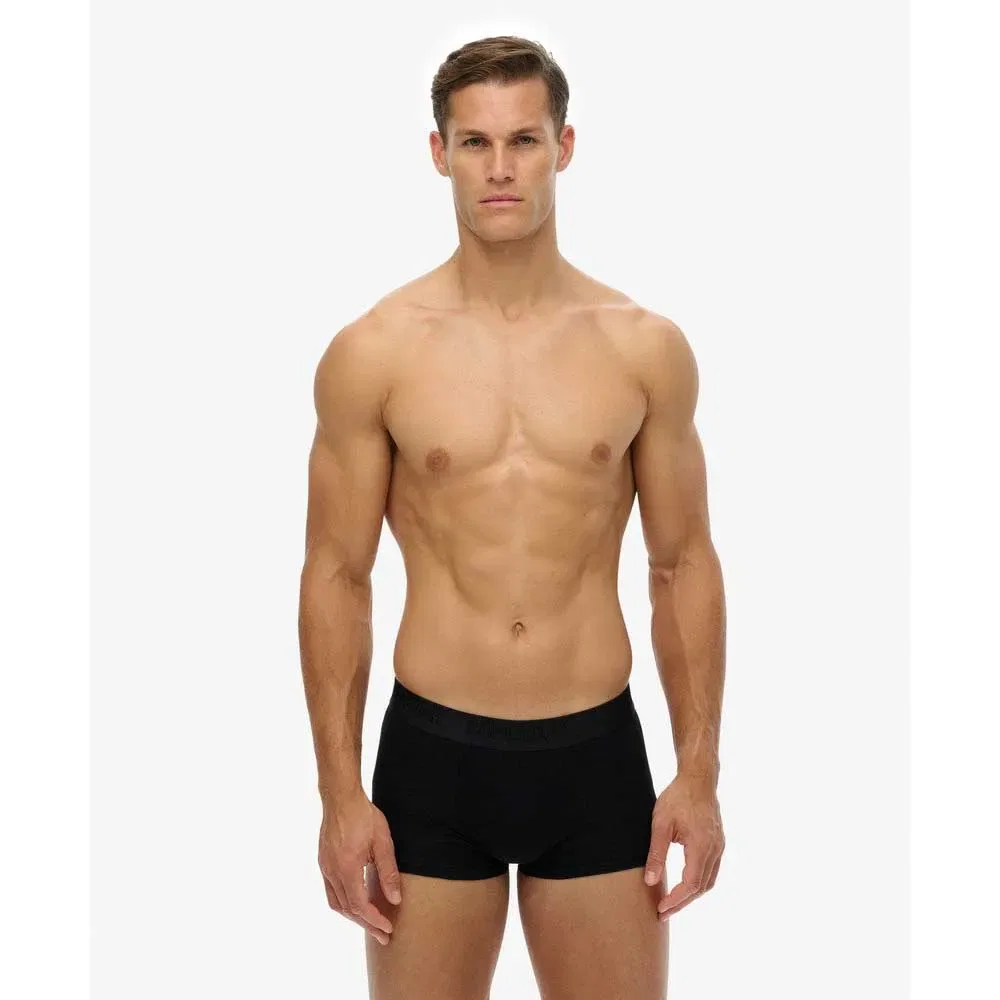 Трусы Superdry Slips 3 штуки, черный — фото 3