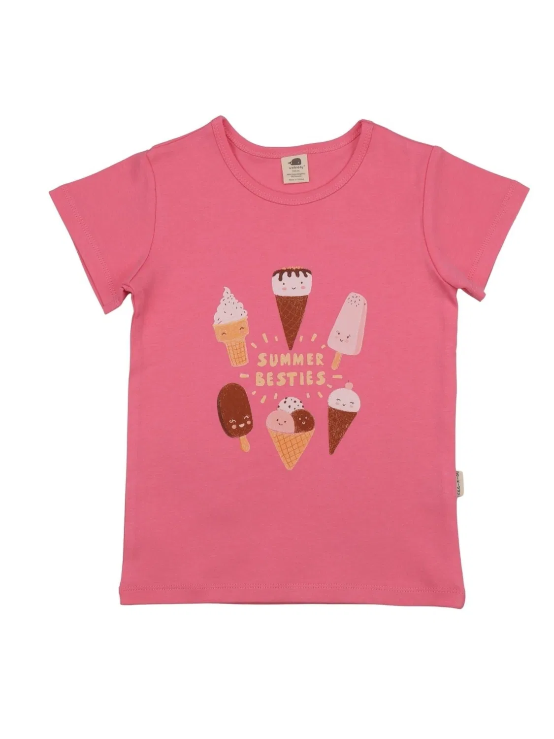 Футболка Walkiddy Sweet Scoops T-Shirt розового цвета