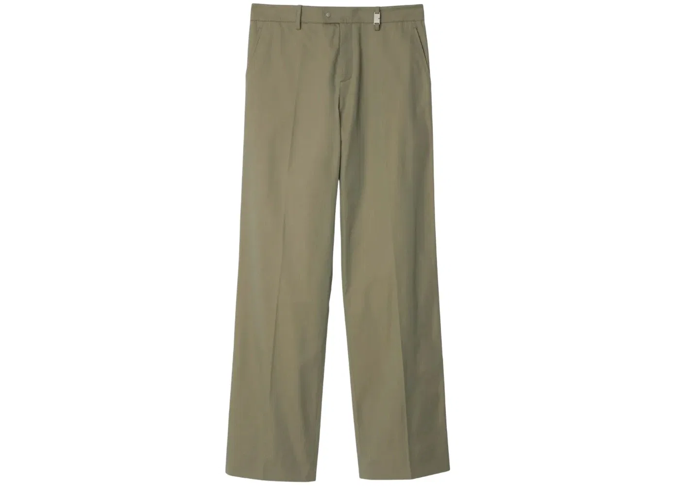Мужские брюки прямого кроя хлопковые Burberry, Beige