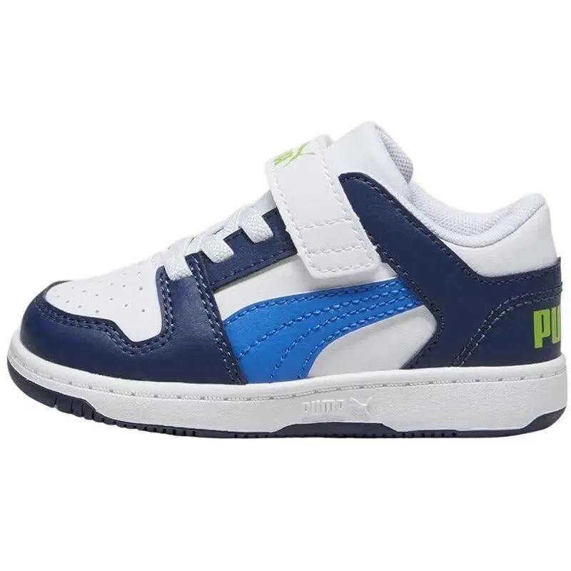 Детские кроссовки с липучкой Rebound Layup Lo SL V PS Puma, Blau