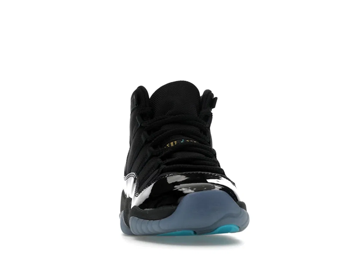 Детские кроссовки Lifestyle с принтом Jordan 11 Retro Jordan, Black/Gamma Blue/Varsity Maize — фото 2