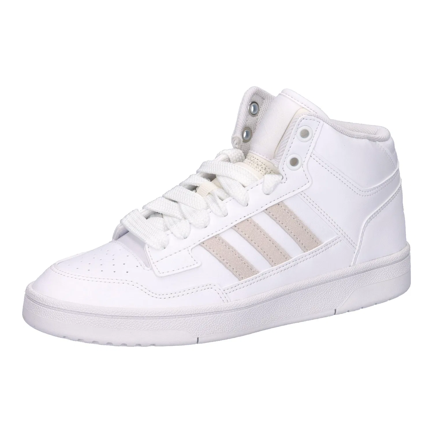 Детские кожаные кроссовки Rapid Court Mid J adidas, Weiss