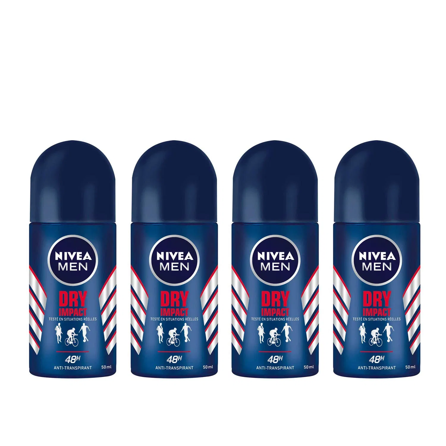 Дезодорант Dry Impact NIVEA, набор 4 шт, по 50 мл, Rosemary