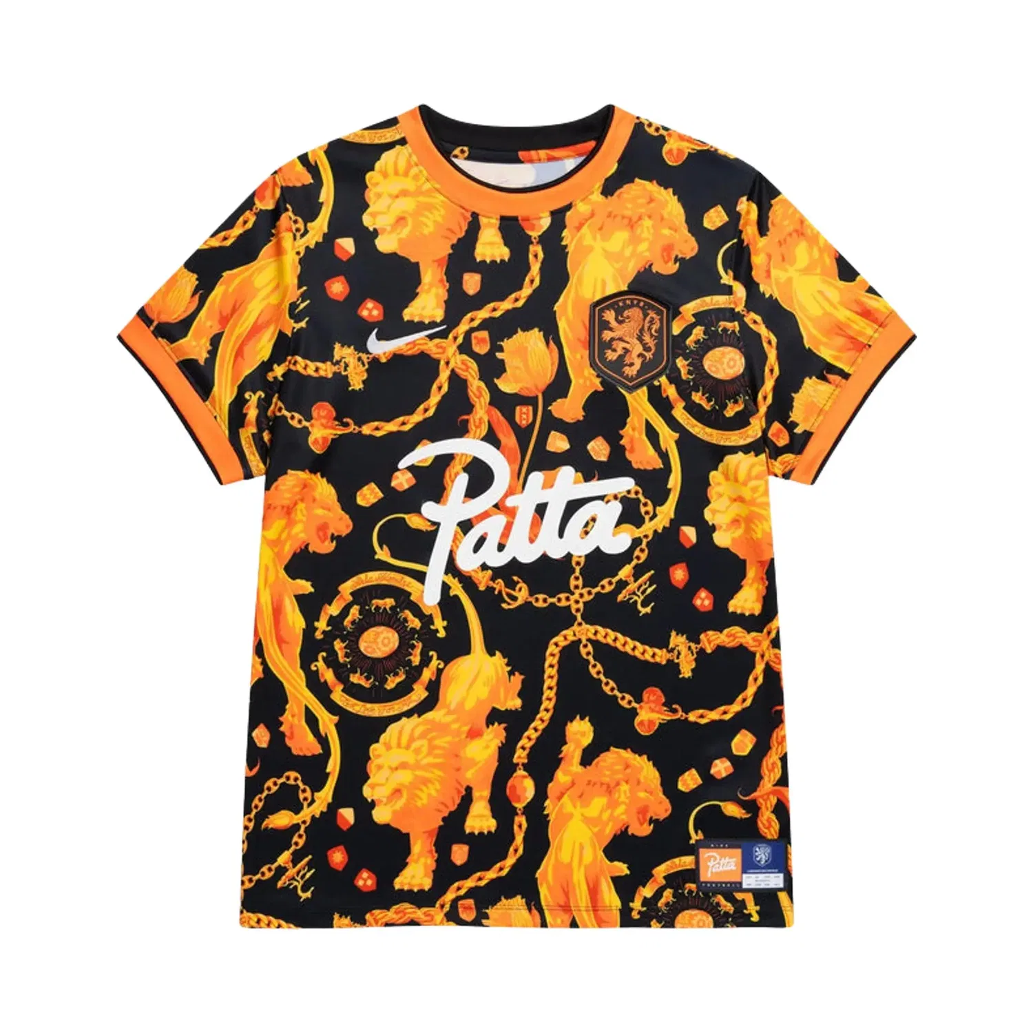 Футболка с коротким рукавом Nike Wmns Netherlands x Patta, оранжевый