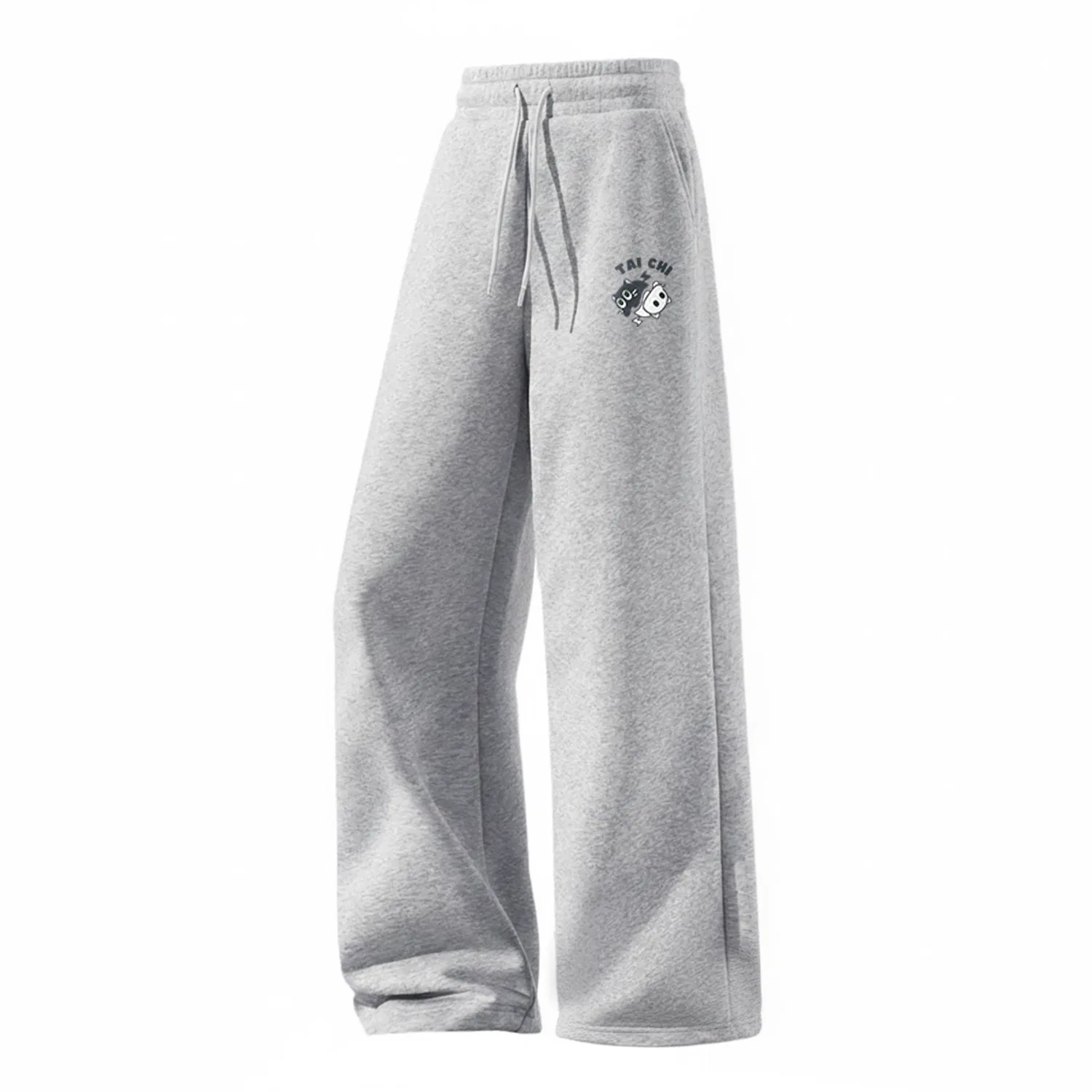 Детские повседневные штаны прямого кроя MINISO, Gray Green — фото 3