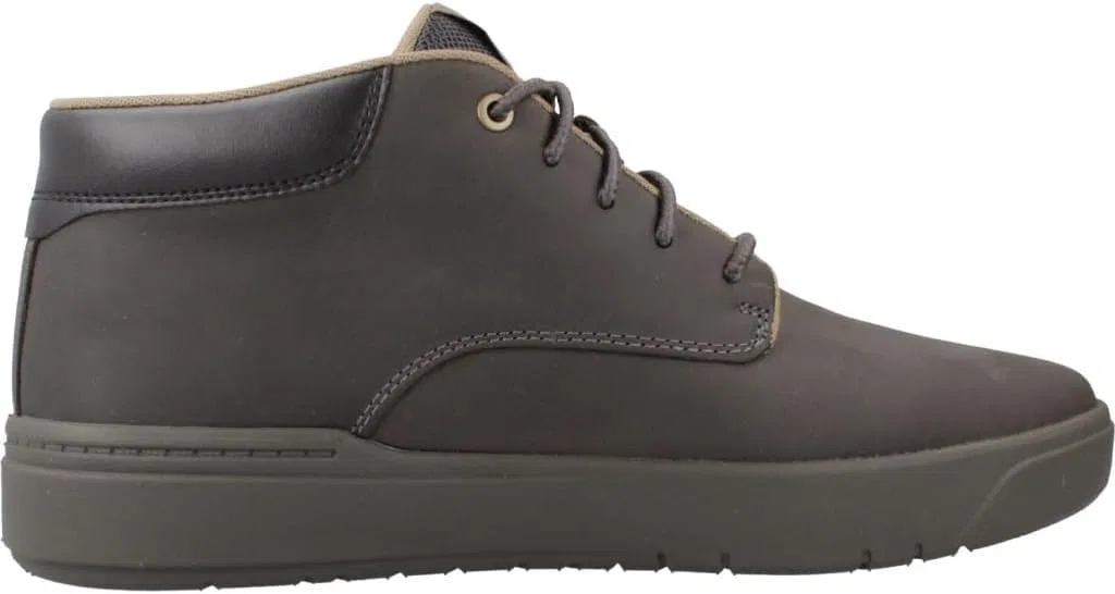 Мужские ботинки Timberland Seneca 5003301408 на шнуровке средней высоты, Grey Melé — фото 4