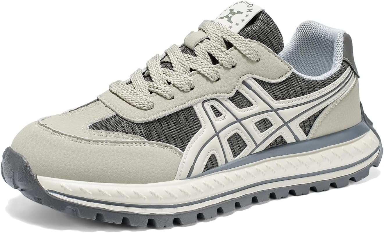 

Мужские модные спортивные кроссовки с стильной ручной подошвой, повседневная обувь для прогулок и отдыха Meixi Mobile, серый